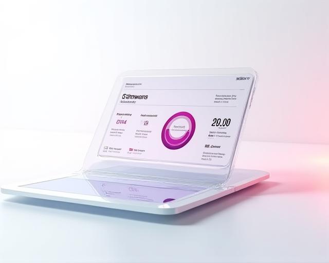 Modern service quality monitoring dashboard interface
