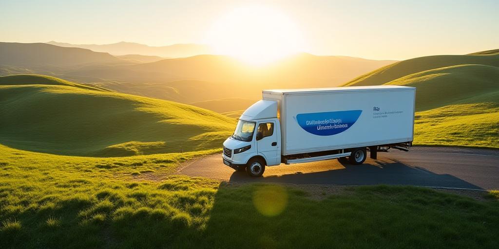 Zenith H2O delivery van in the UK countryside